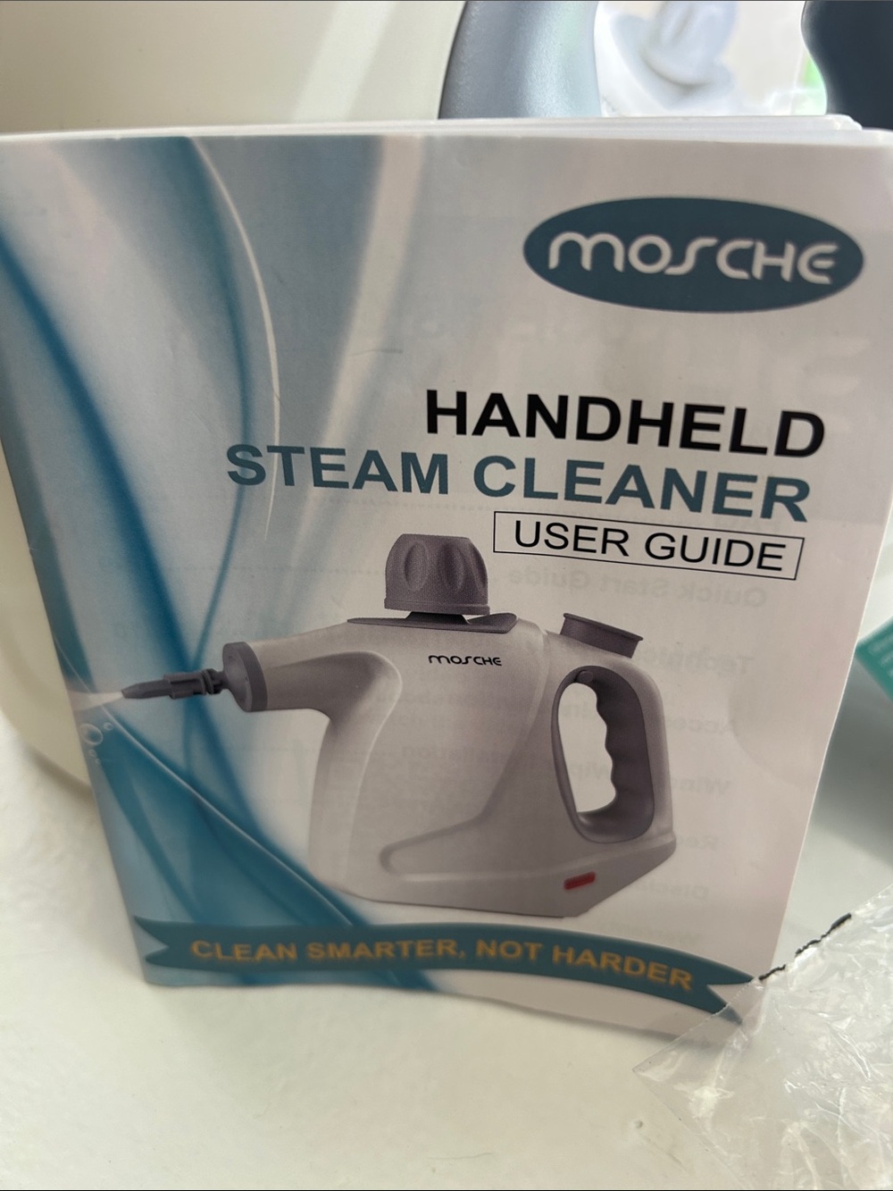 Mosche Handheld Steam Cleaner - White/Gray - Picture 2 of 6